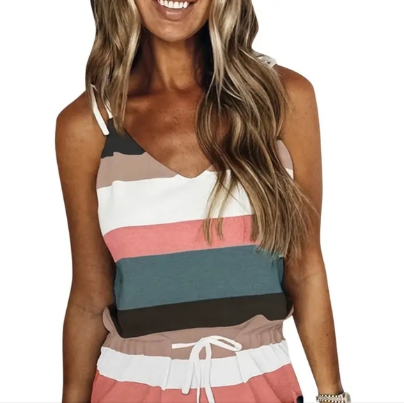 NWT Stripped Sun Dress - Picture 4 of 5